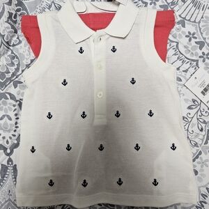 Ralph Lauren Polo 2 Piece Top & Pants Set  Baby Girl Size 6M NWT